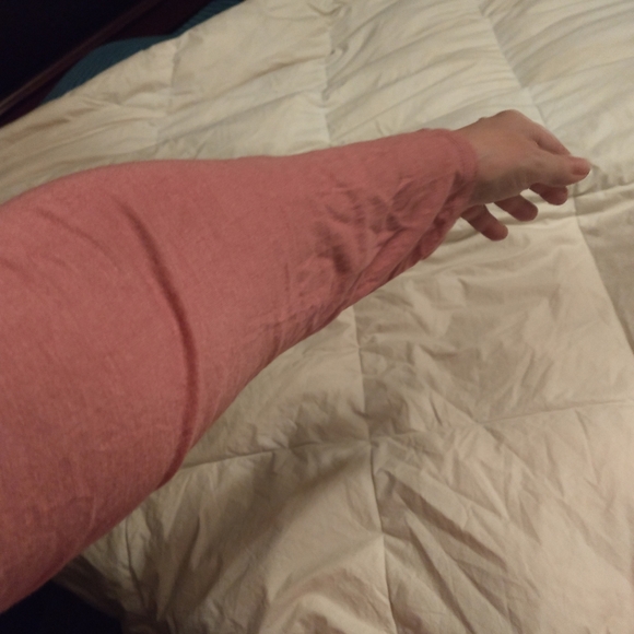 ✨ Sale ✨ Soft Pink XL long dress with pockets - Picture 5 of 5